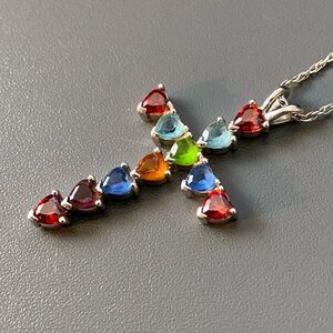 LENOX Sterling Silver 925 Cross Necklace